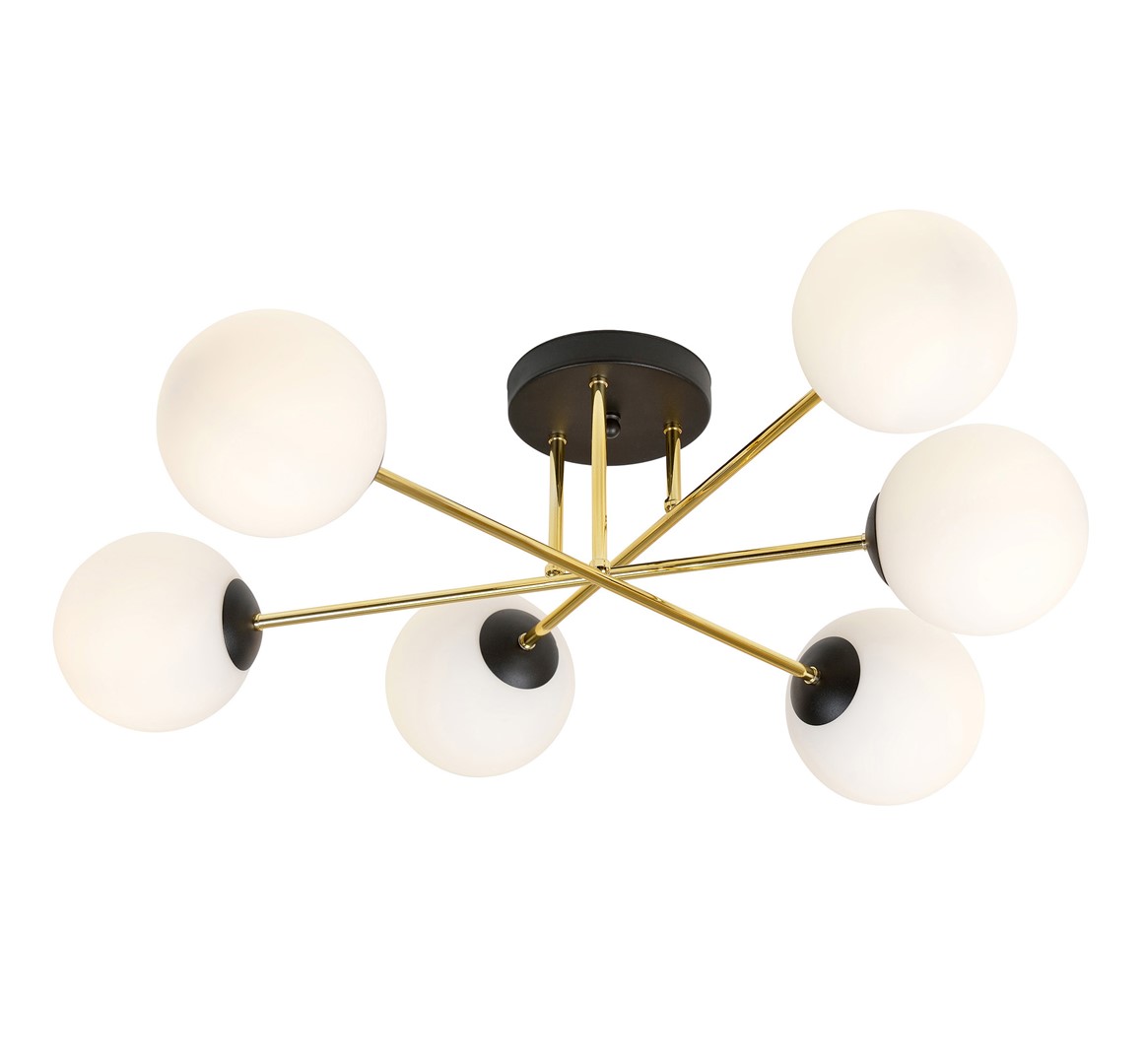 Plafondlamp Ventund Zwart Ø14 cm - Afbeelding 2