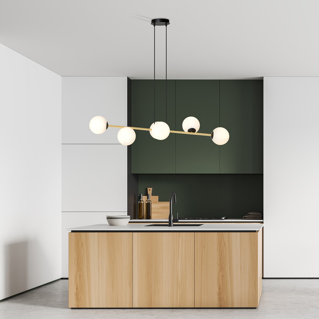 Hanglamp Flamik Zwart Ø14 cm - Afbeelding 2