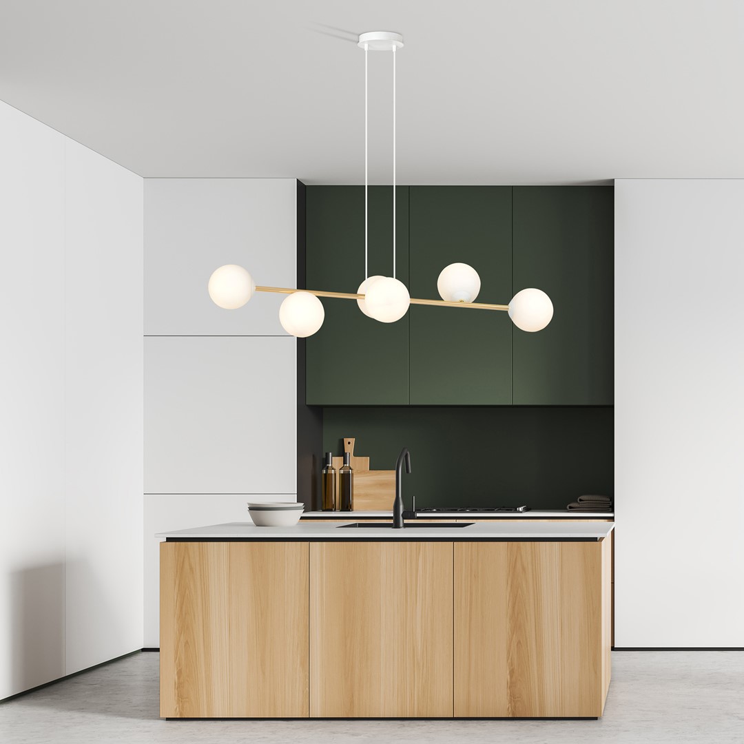 Hanglamp Fennik Wit Ø14 cm - Afbeelding 2
