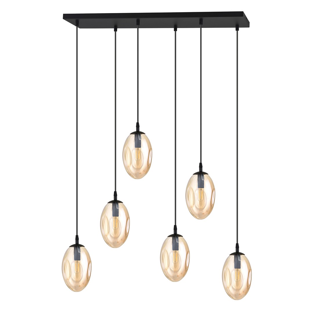 Hanglamp Bauskan Zwart Ø12 cm - Afbeelding 2
