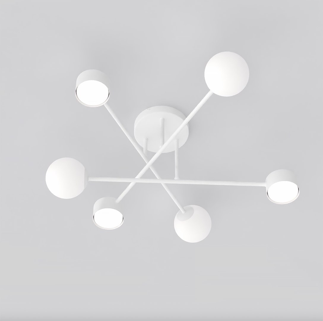 Plafondlamp Prines Wit Ø10 cm - Afbeelding 2