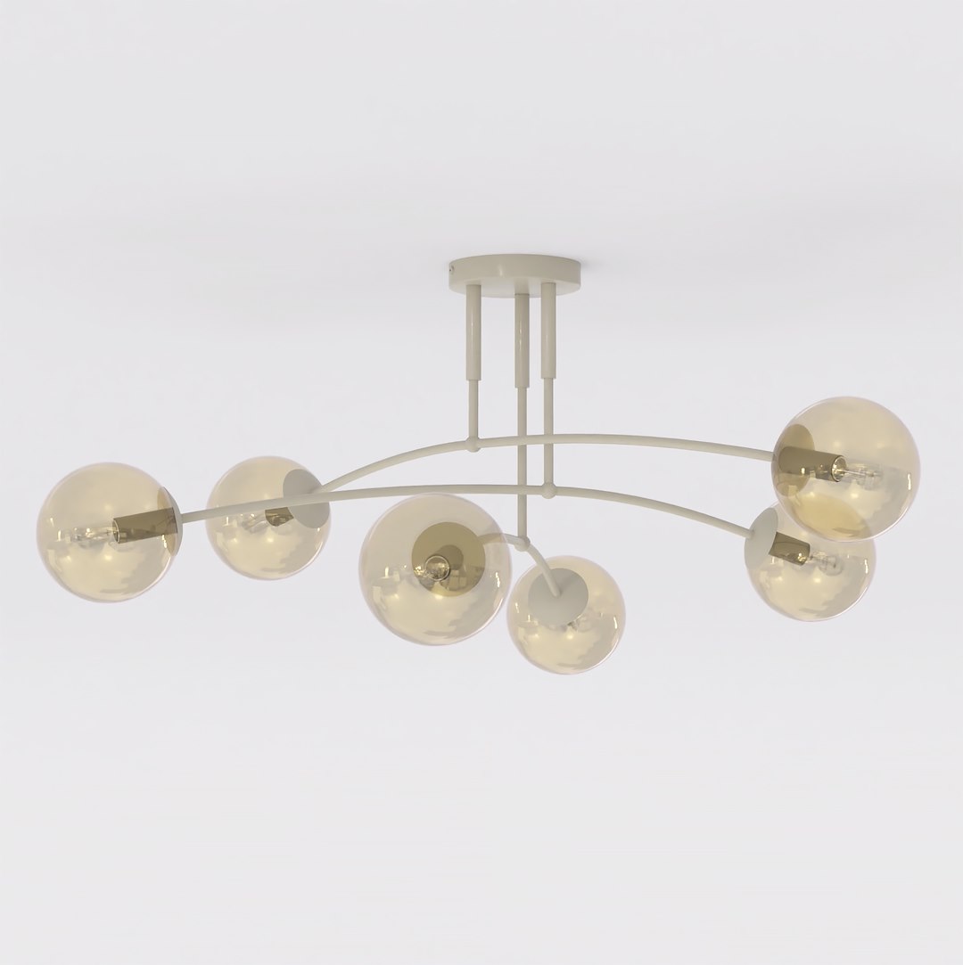 Plafondlamp Cierrond Beige Ø14 cm - Afbeelding 2