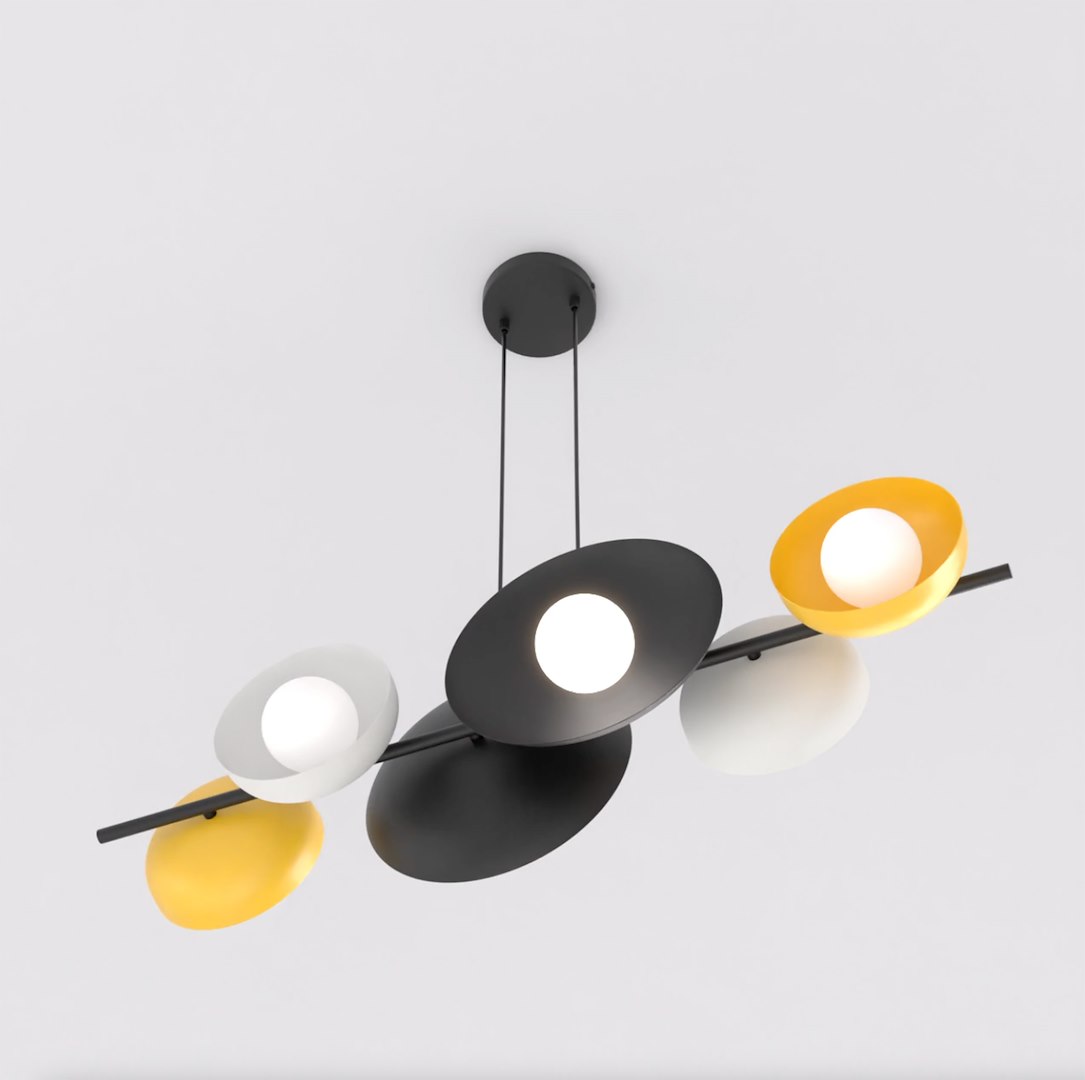 Hanglamp Daunna Zwart Ø10 cm - Afbeelding 2