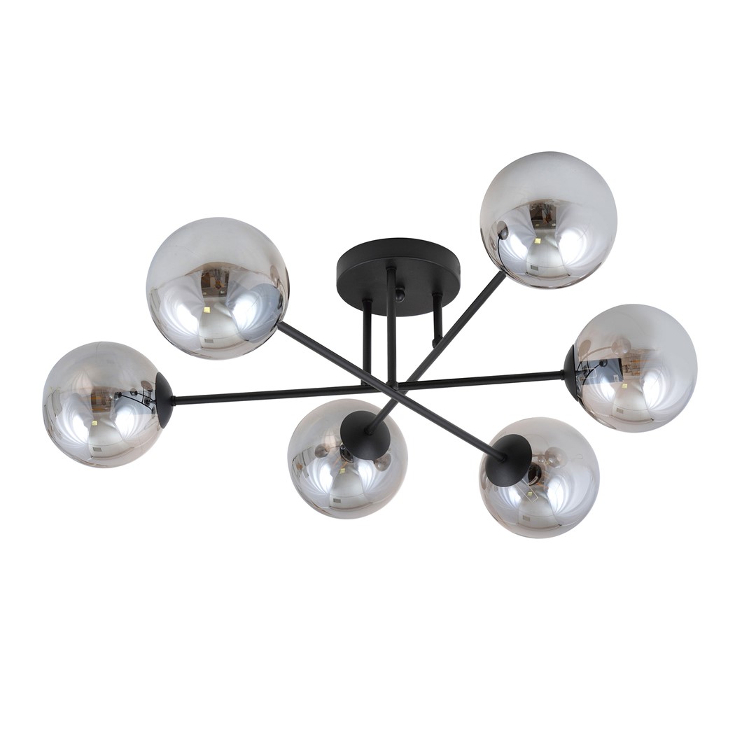 Plafondlamp Hoian Zwart Ø14 cm - Afbeelding 2