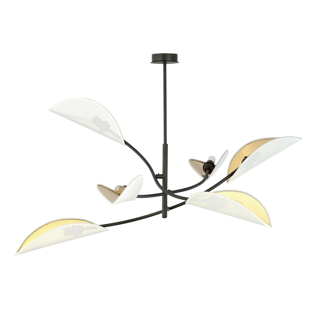 Plafondlamp Tussea Zwart Ø12 cm - Afbeelding 2