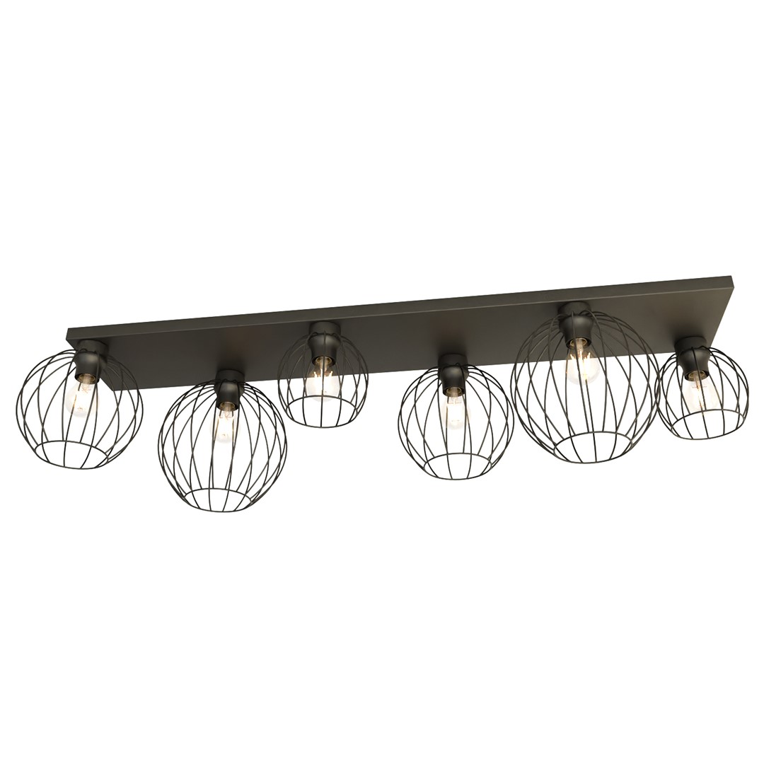Plafondlamp Jooldum Zwart Ø24 cm - Afbeelding 2