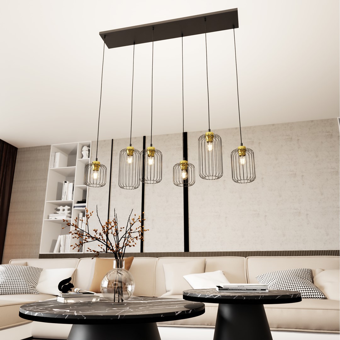 Hanglamp Jieldi Zwart Ø16 cm - Afbeelding 3