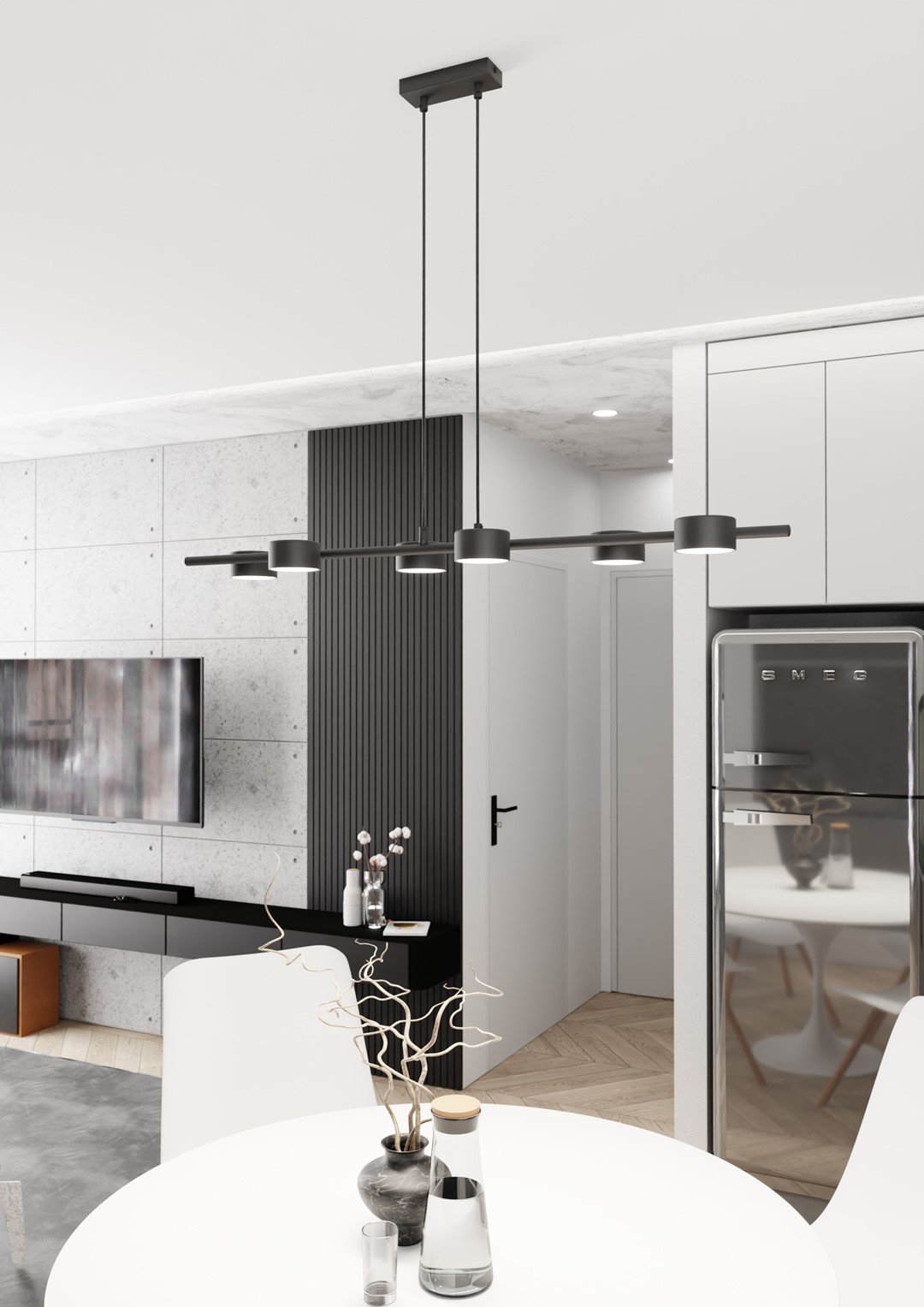 Hanglamp Riennik Zwart - Afbeelding 3