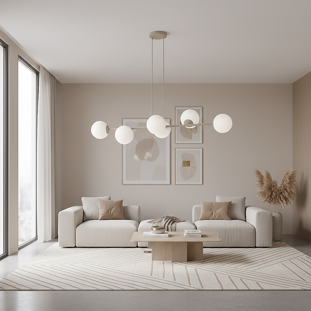 Hanglamp Preirnor Beige Ø14 cm - Afbeelding 3