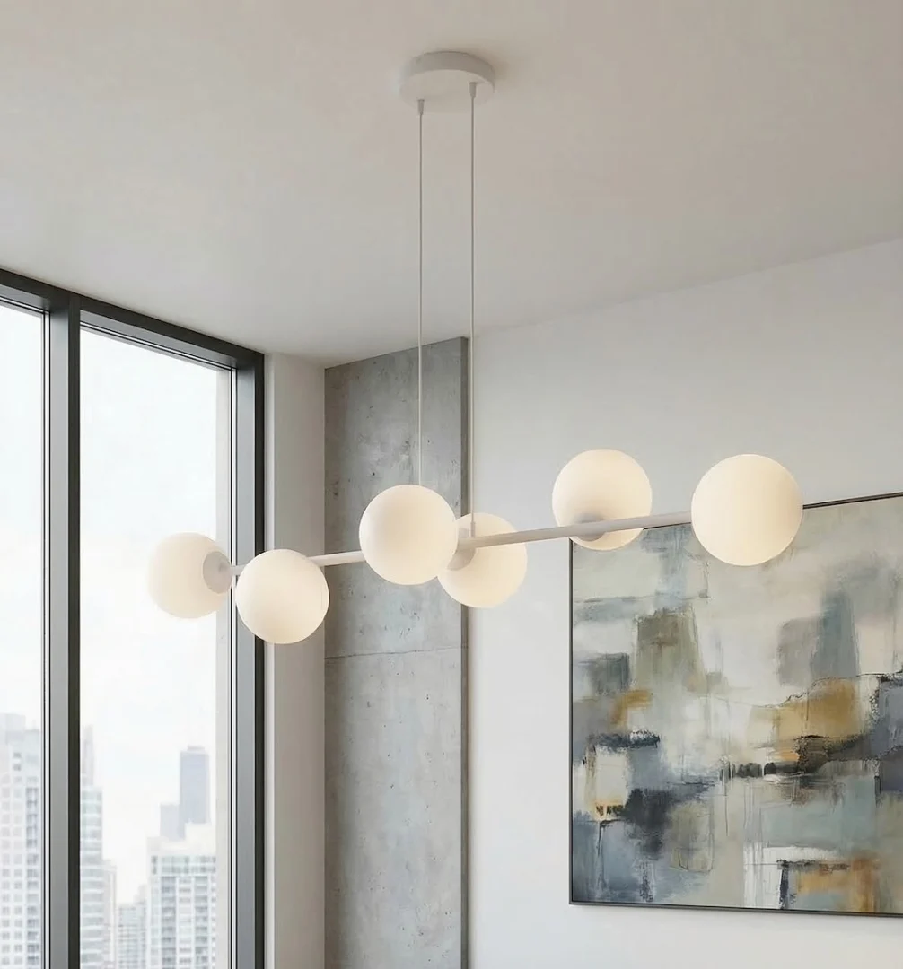 Hanglamp Mikesta Grijs Ø14 cm - Afbeelding 3