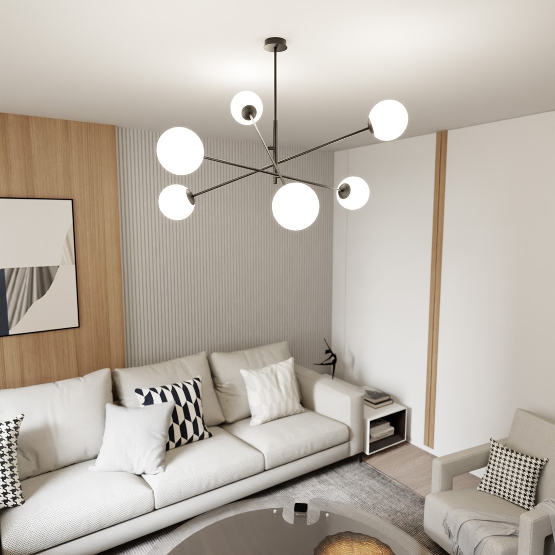 Hanglamp Graatea Zwart Ø15 cm - Afbeelding 3