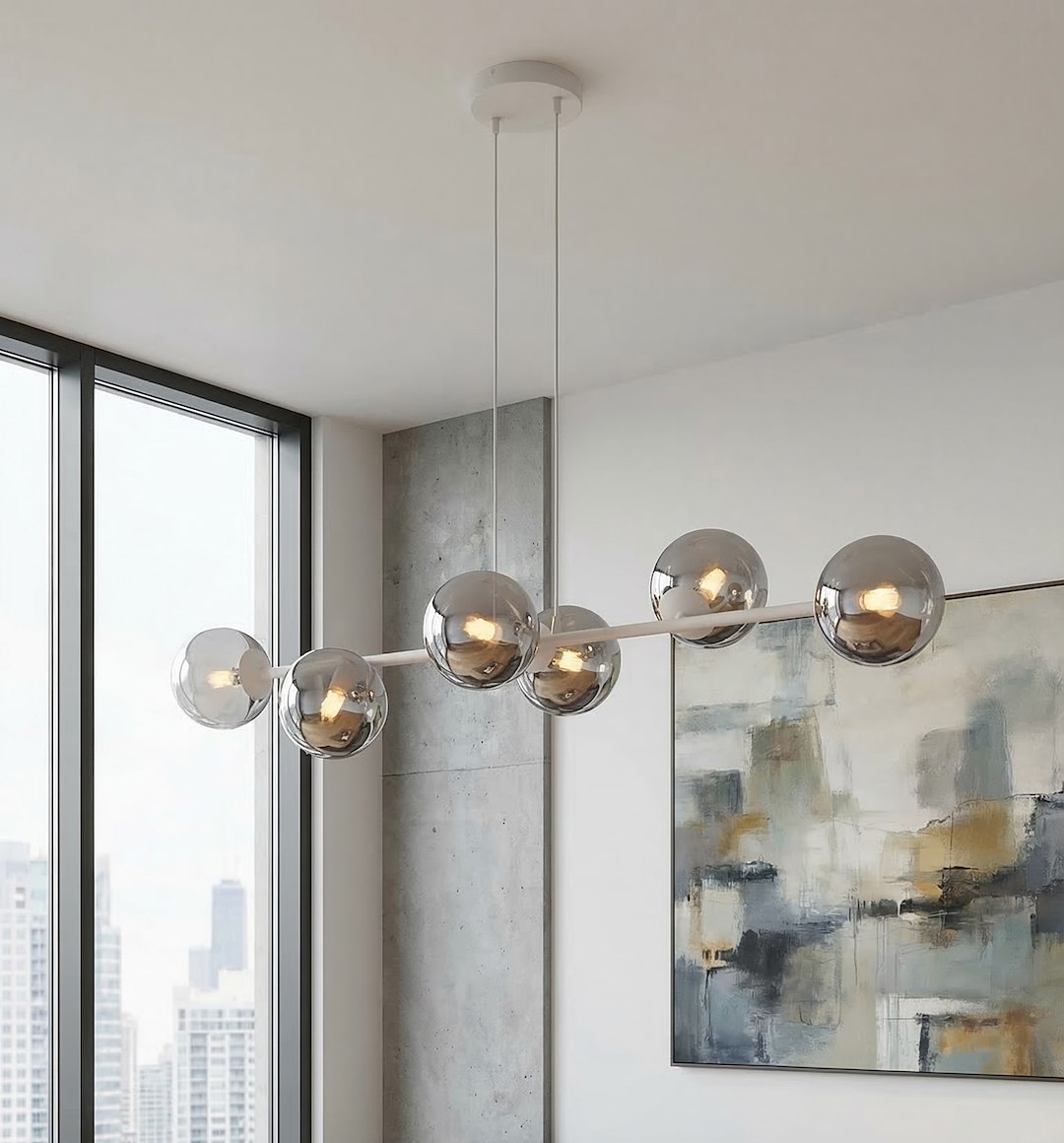 Hanglamp Brerrona Grijs Ø14 cm - Afbeelding 3
