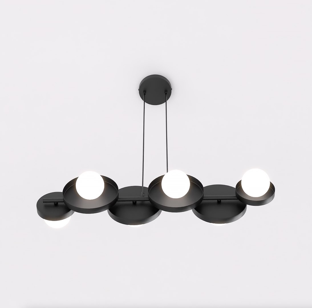 Hanglamp Reenona Zwart Ø10 cm - Afbeelding 3