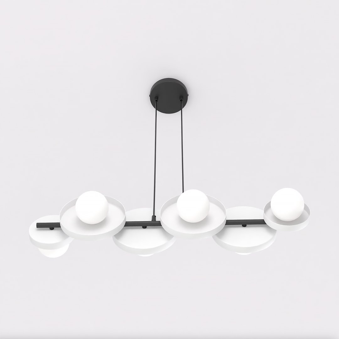 Hanglamp Prandund Wit Ø10 cm - Afbeelding 3