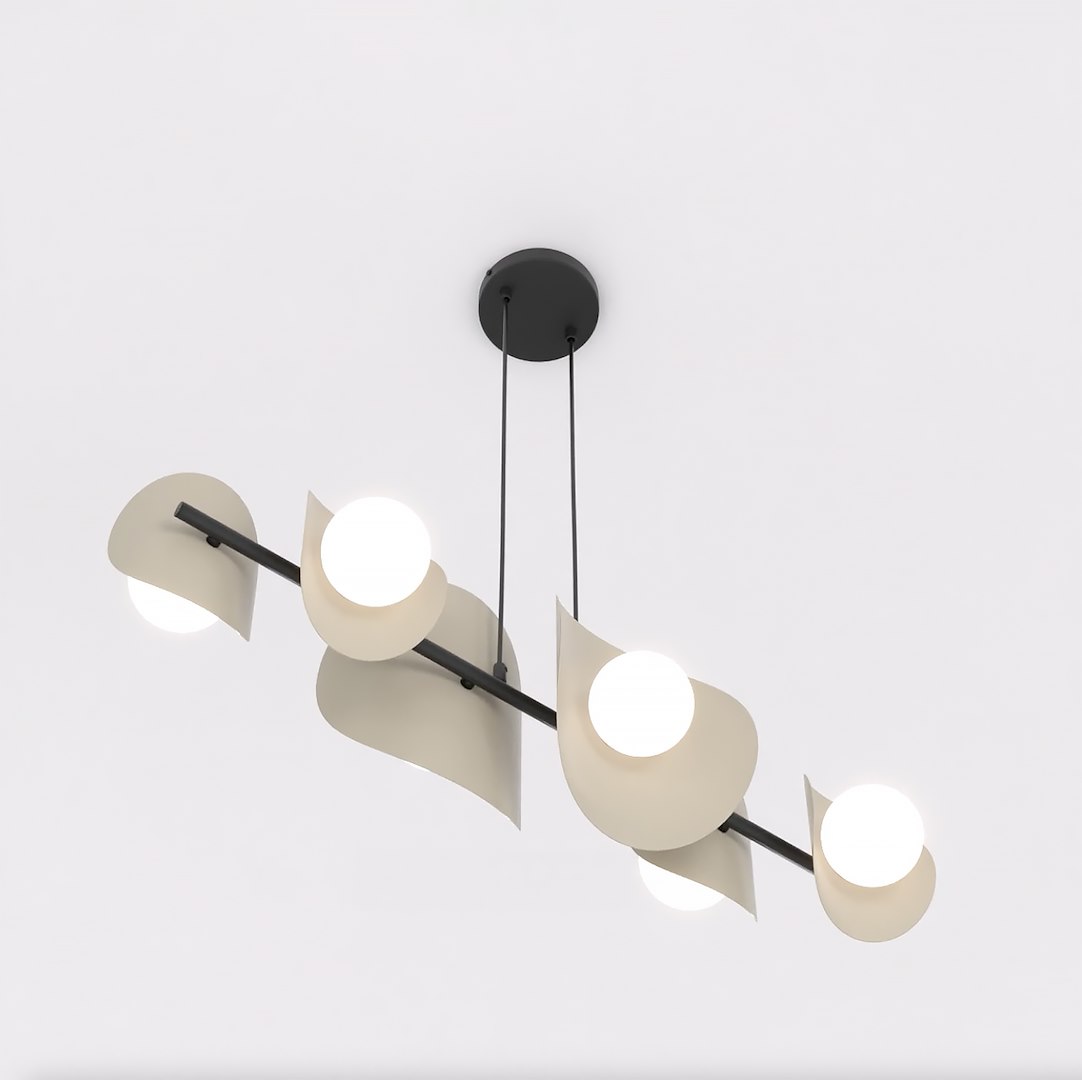 Hanglamp Treekaro Wit Ø10 cm - Afbeelding 3