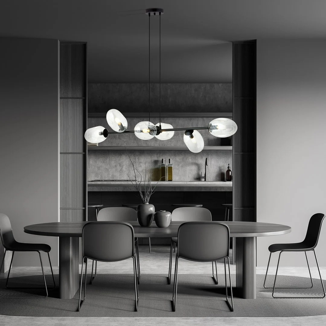 Hanglamp Skuntan Zwart Ø12 cm - Afbeelding 3