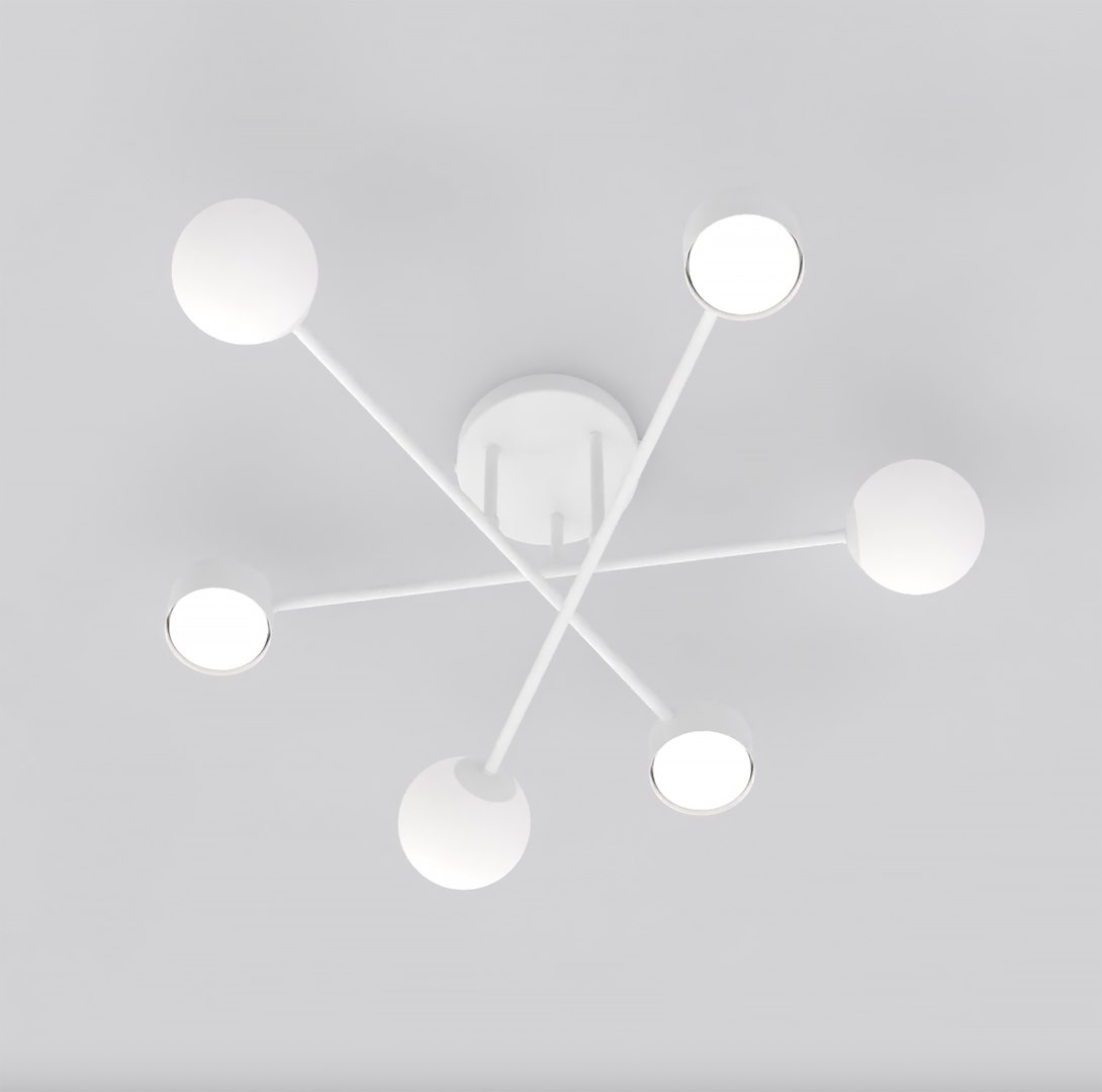 Plafondlamp Prines Wit Ø10 cm - Afbeelding 3