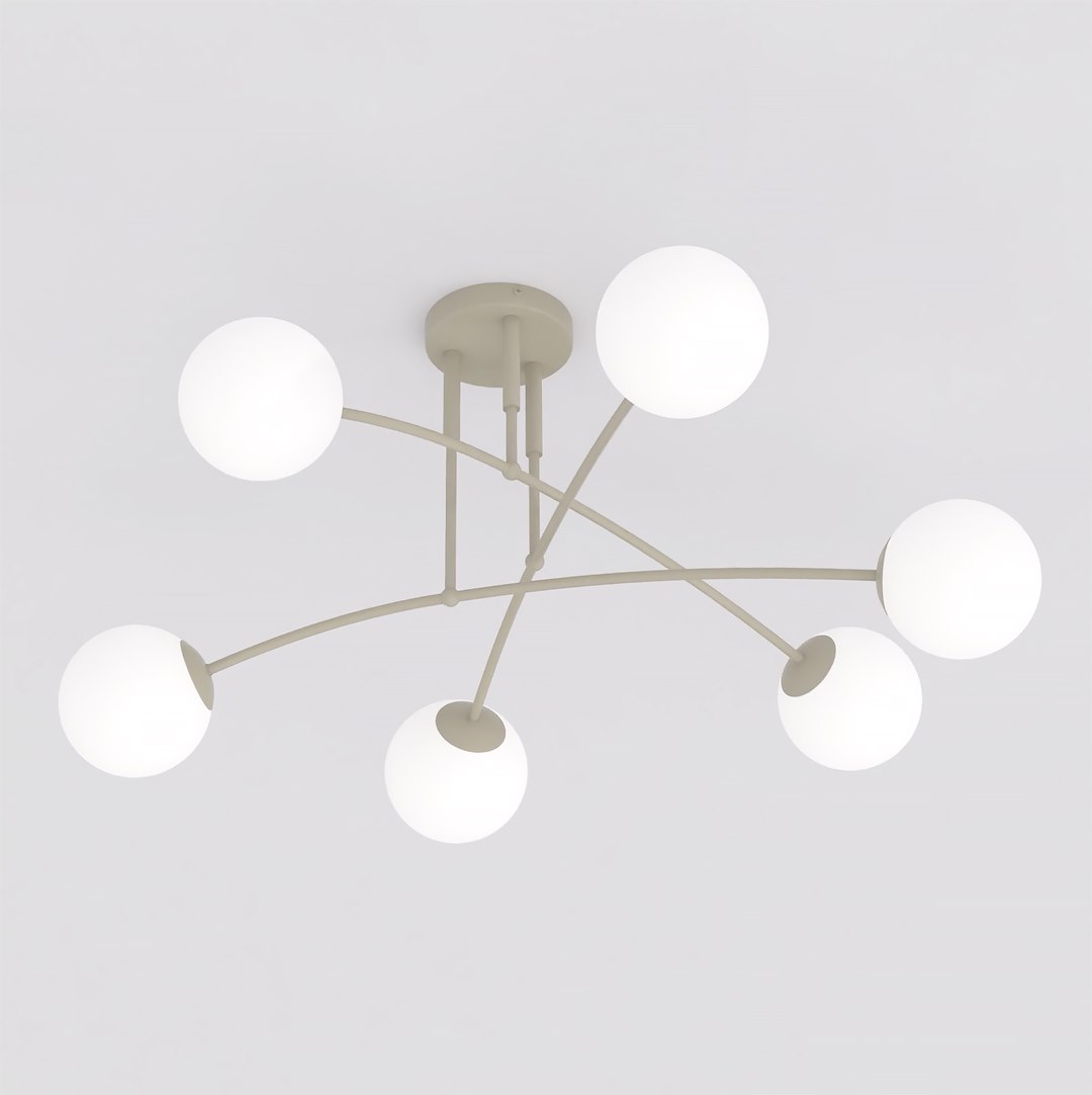 Plafondlamp Puntar Beige Ø14 cm - Afbeelding 3