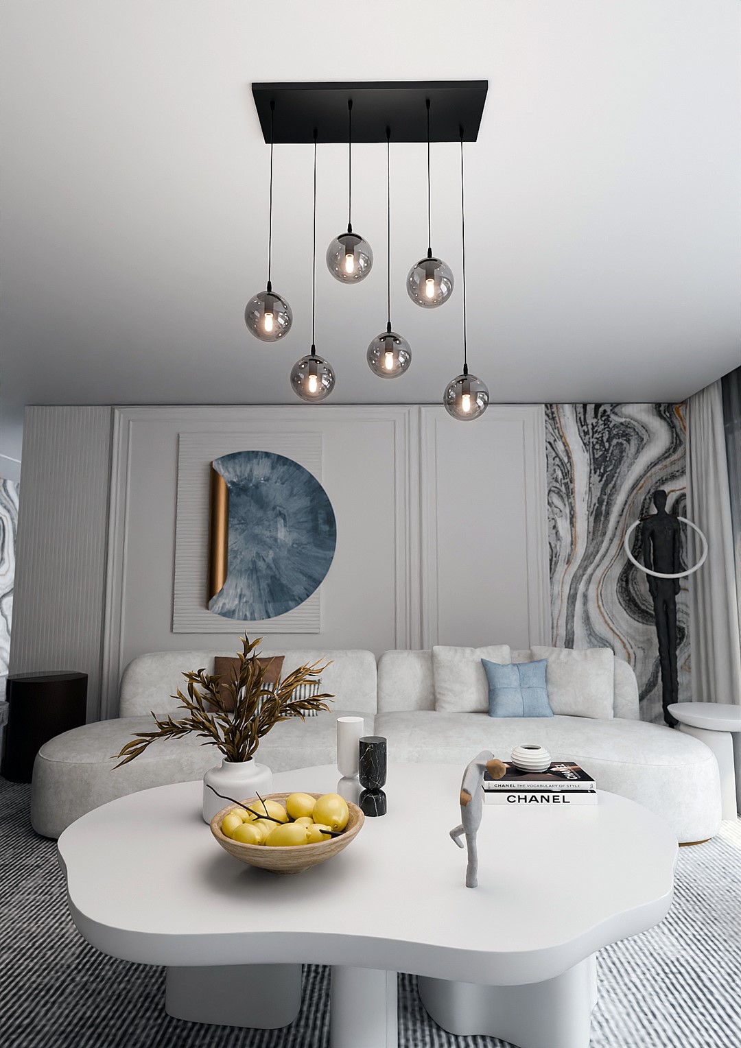 Hanglamp Hestun Zwart Ø14 cm - Afbeelding 3