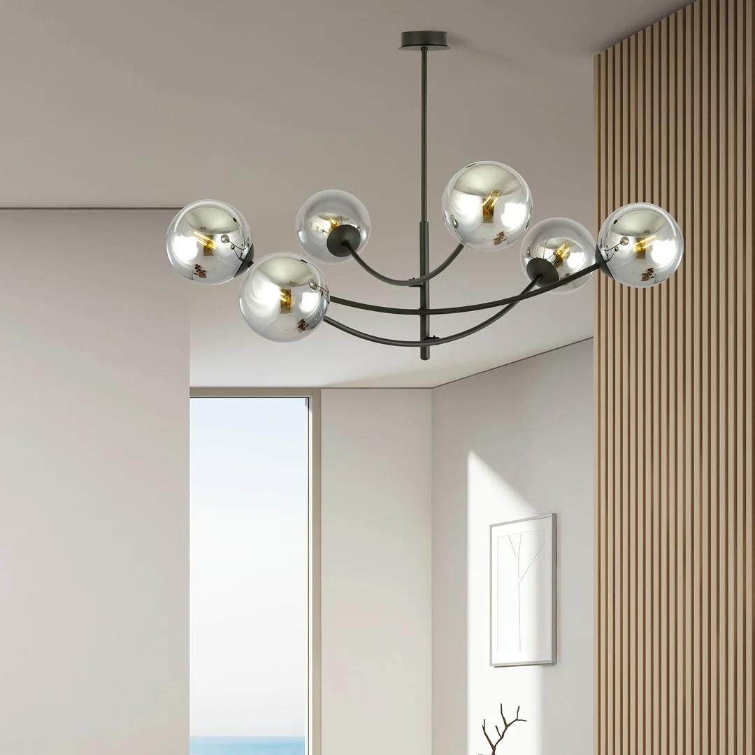 Plafondlamp Rendin Zwart Ø14 cm - Afbeelding 3