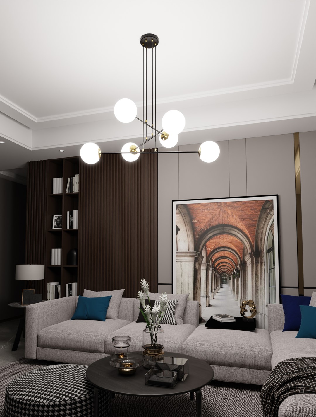 Hanglamp Gunde Zwart Ø15 cm - Afbeelding 3
