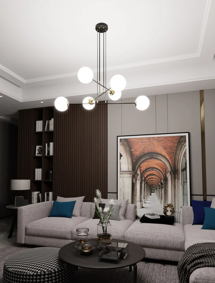 Hanglamp Gunde Zwart Ø15 cm - Afbeelding 3