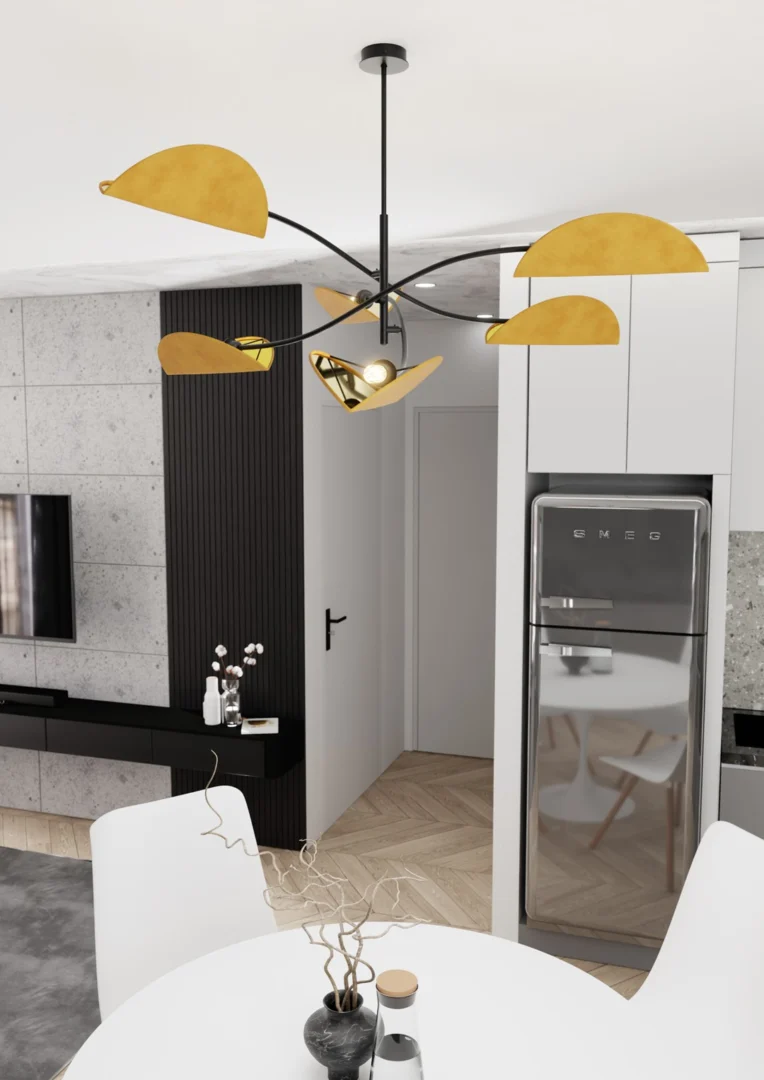 Plafondlamp Slaundan Zwart - Afbeelding 3