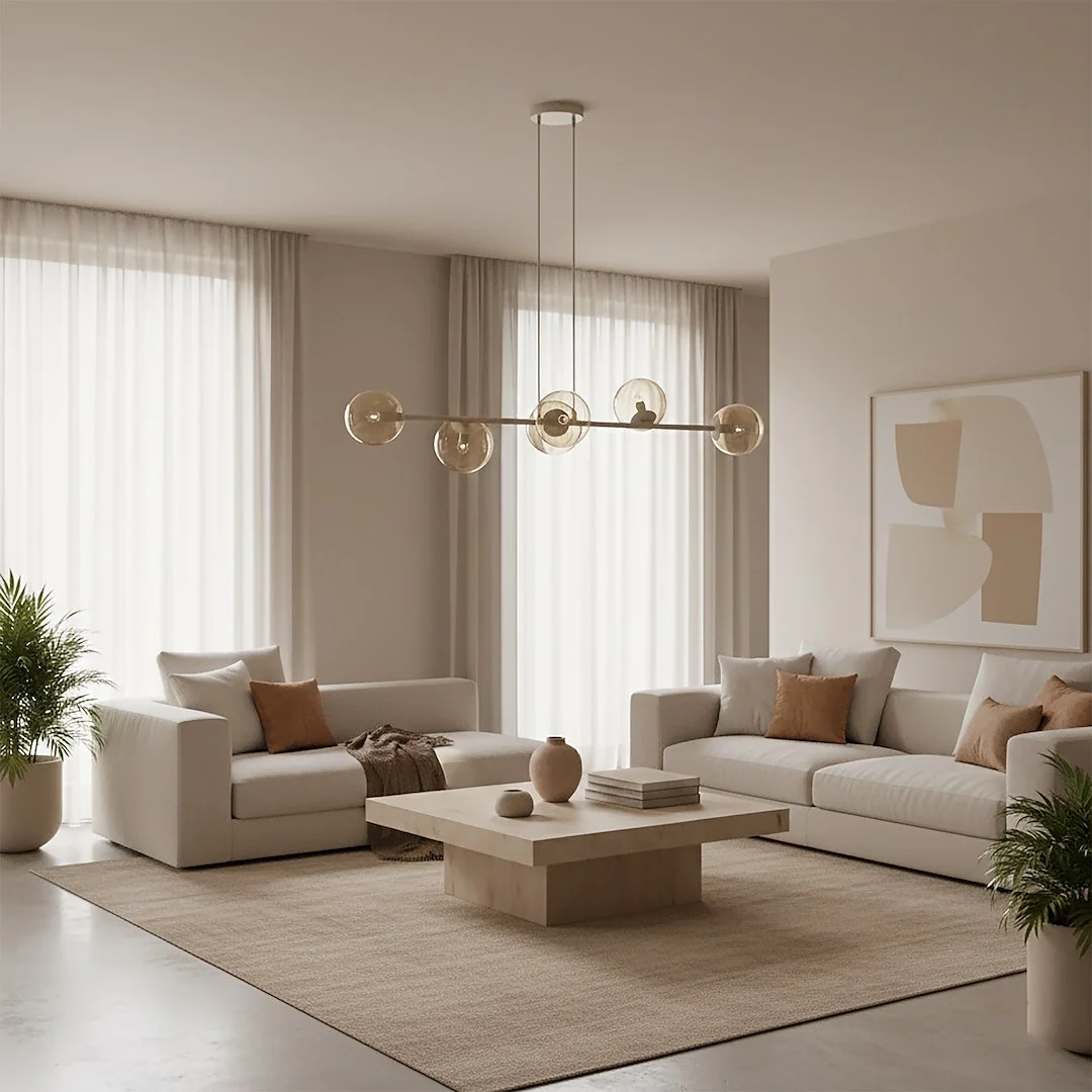 Hanglamp Sondin Beige Ø14 cm - Afbeelding 4