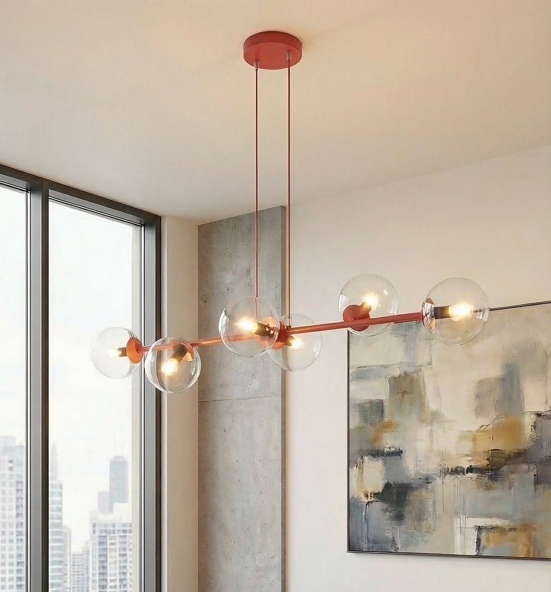 Hanglamp Tuntea Bordeaux Ø14 cm - Afbeelding 4