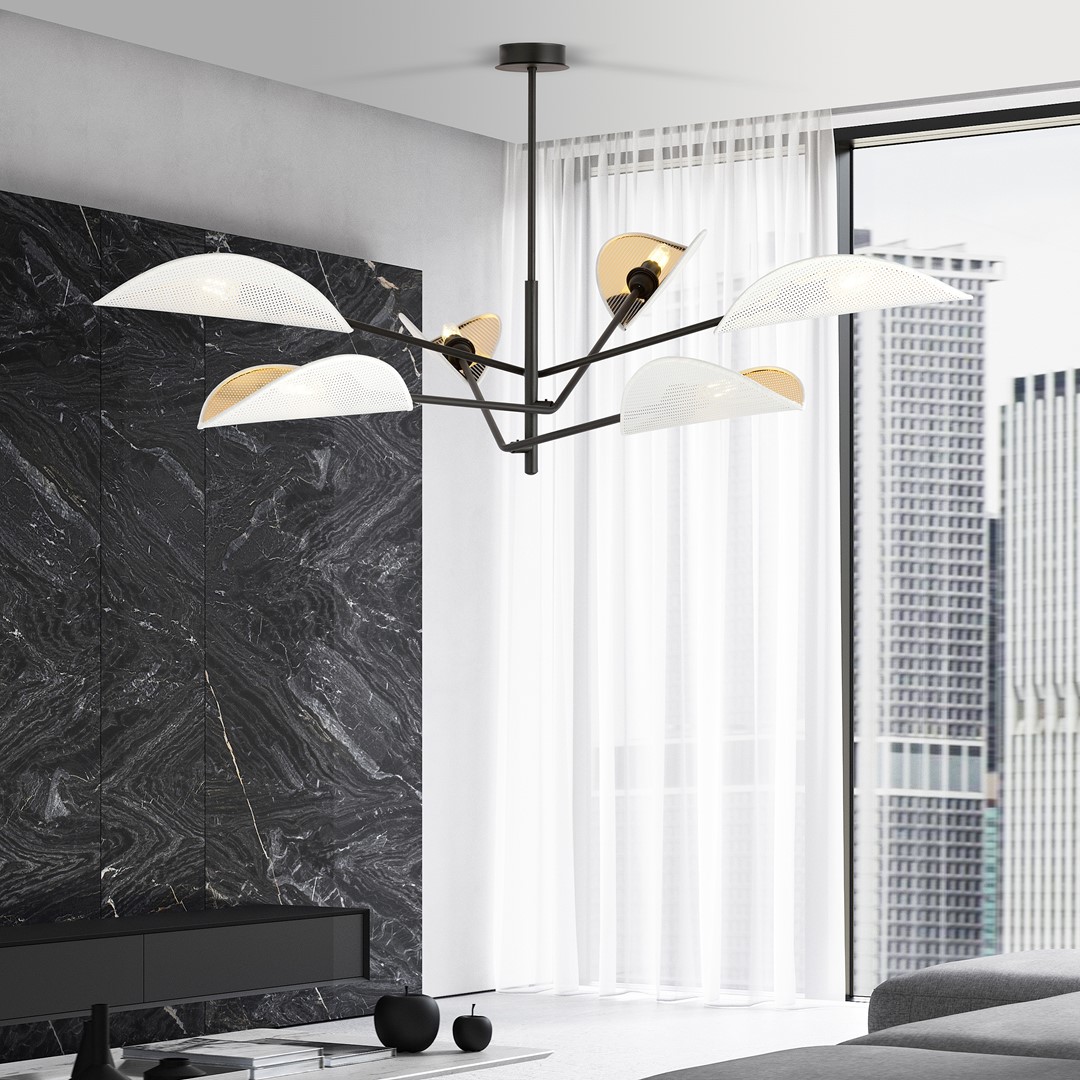 Plafondlamp Fiver Zwart Ø12 cm - Afbeelding 4