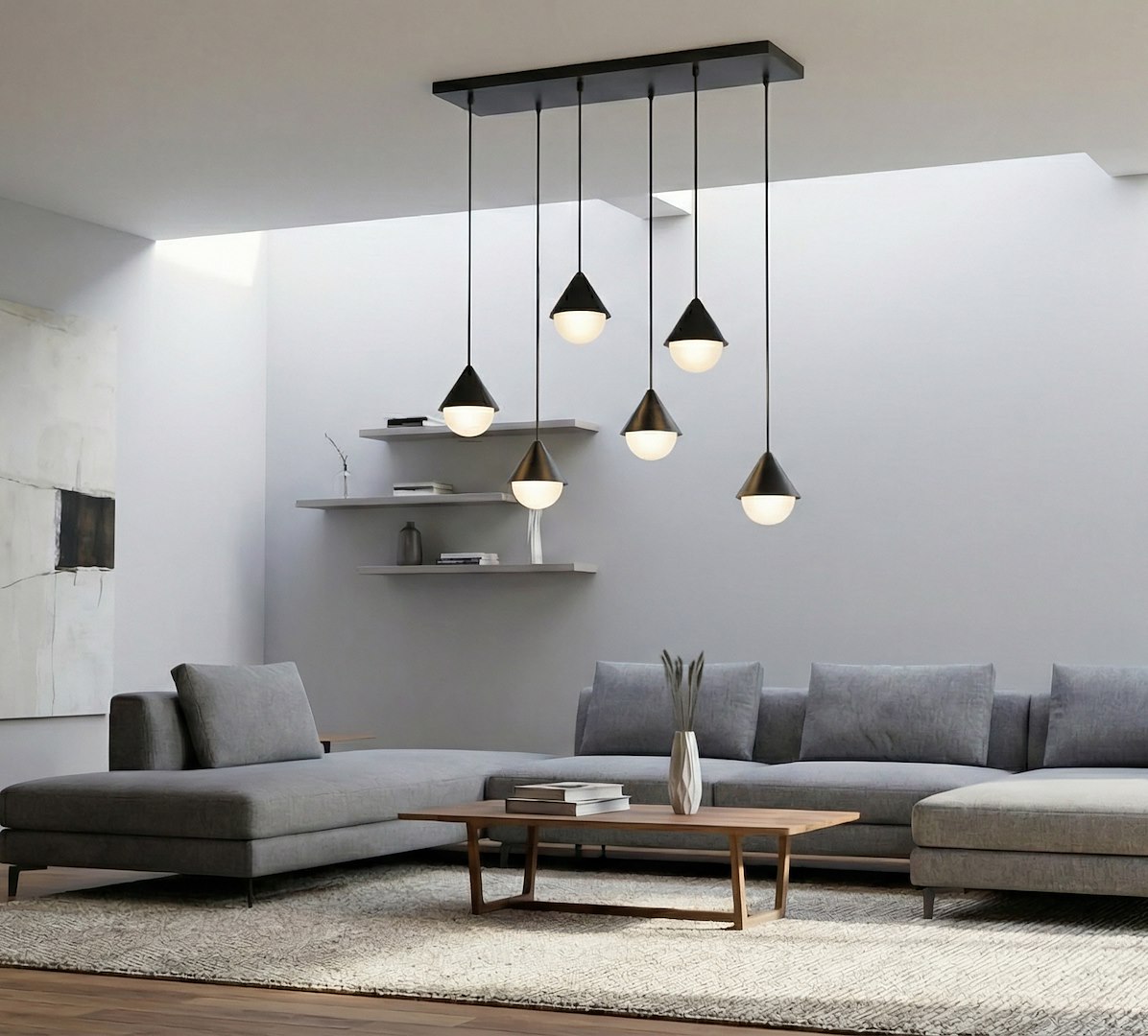 Hanglamp Naunona Zwart Ø10 cm - Afbeelding 4