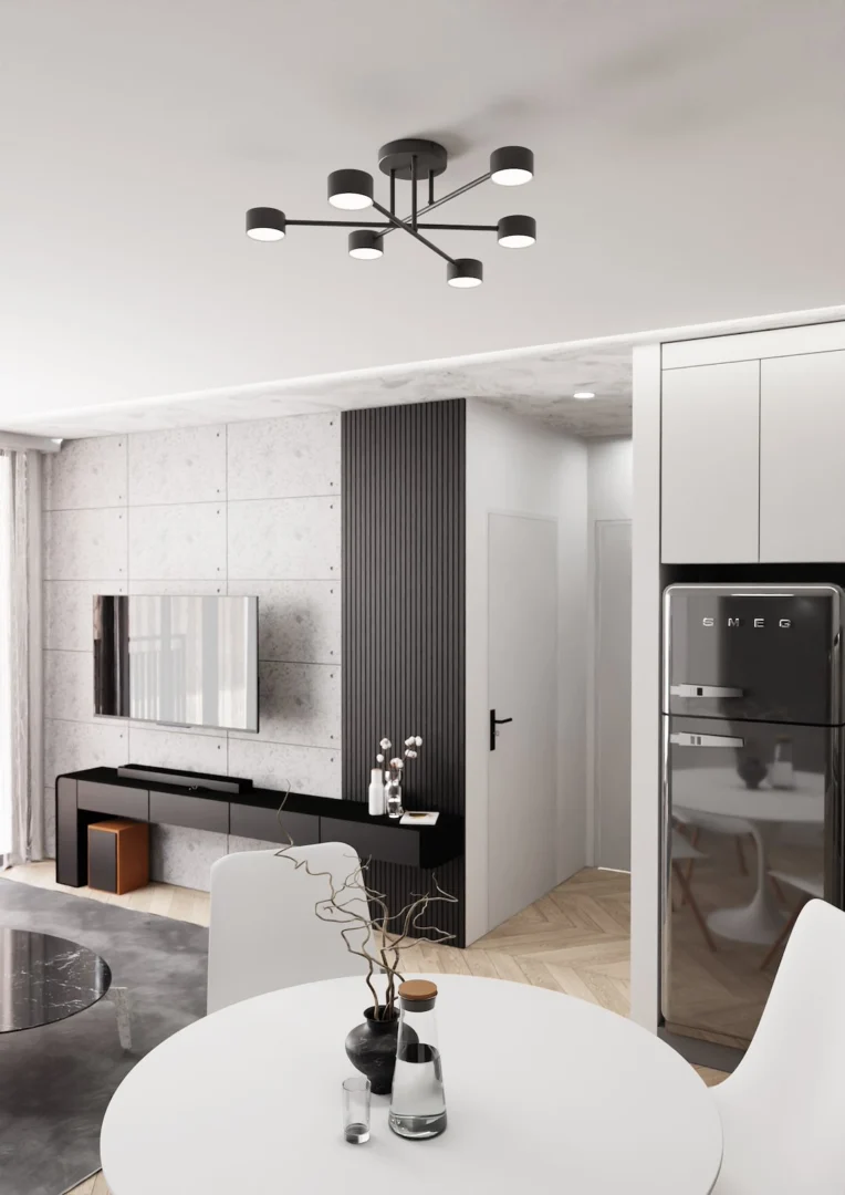 Plafondlamp Fleintand zwart staal - Afbeelding 4