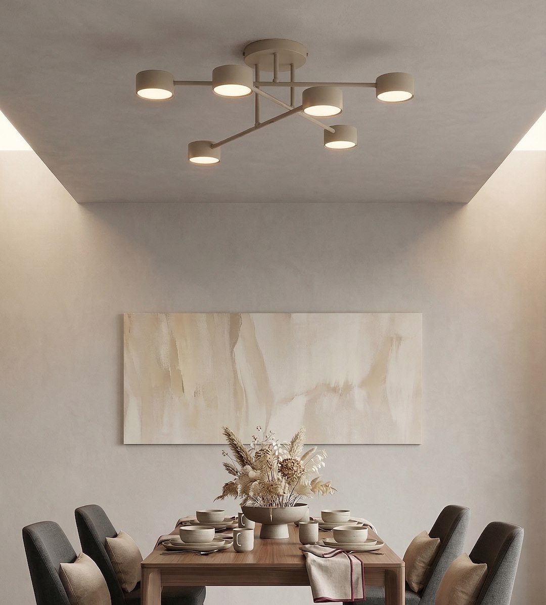 Plafondlamp Jola Beige - Afbeelding 4