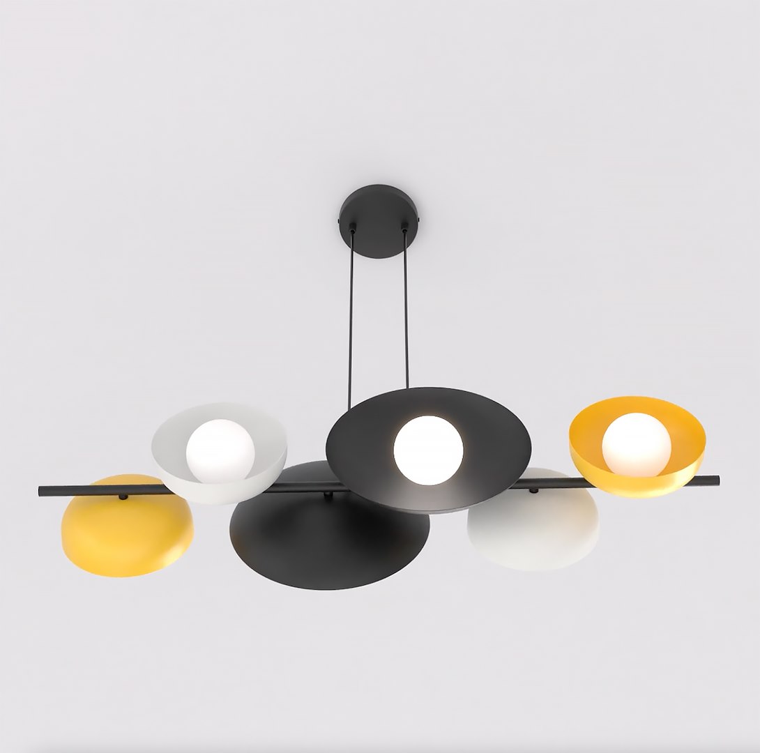 Hanglamp Daunna Zwart Ø10 cm - Afbeelding 4