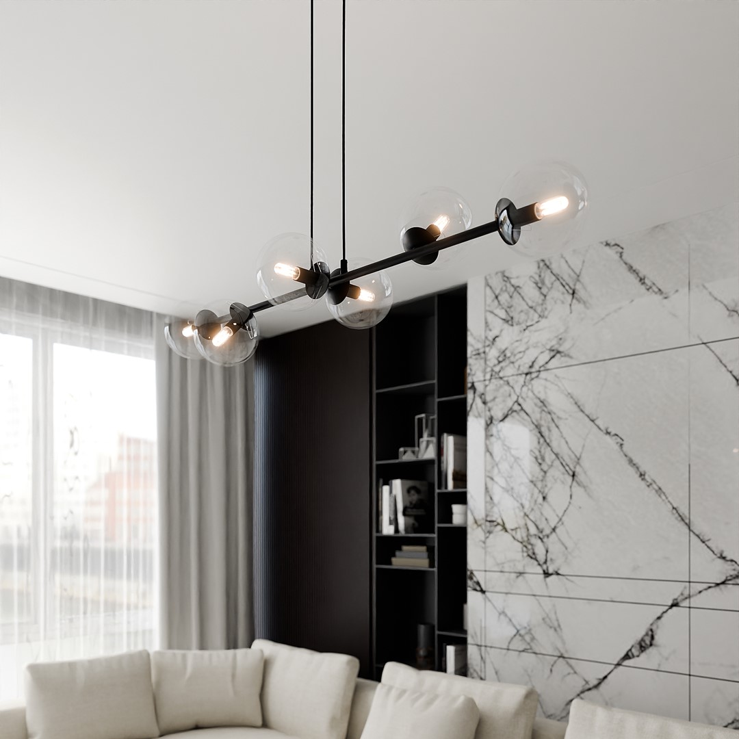 Hanglamp Treiltand Zwart Ø14 cm - Afbeelding 4