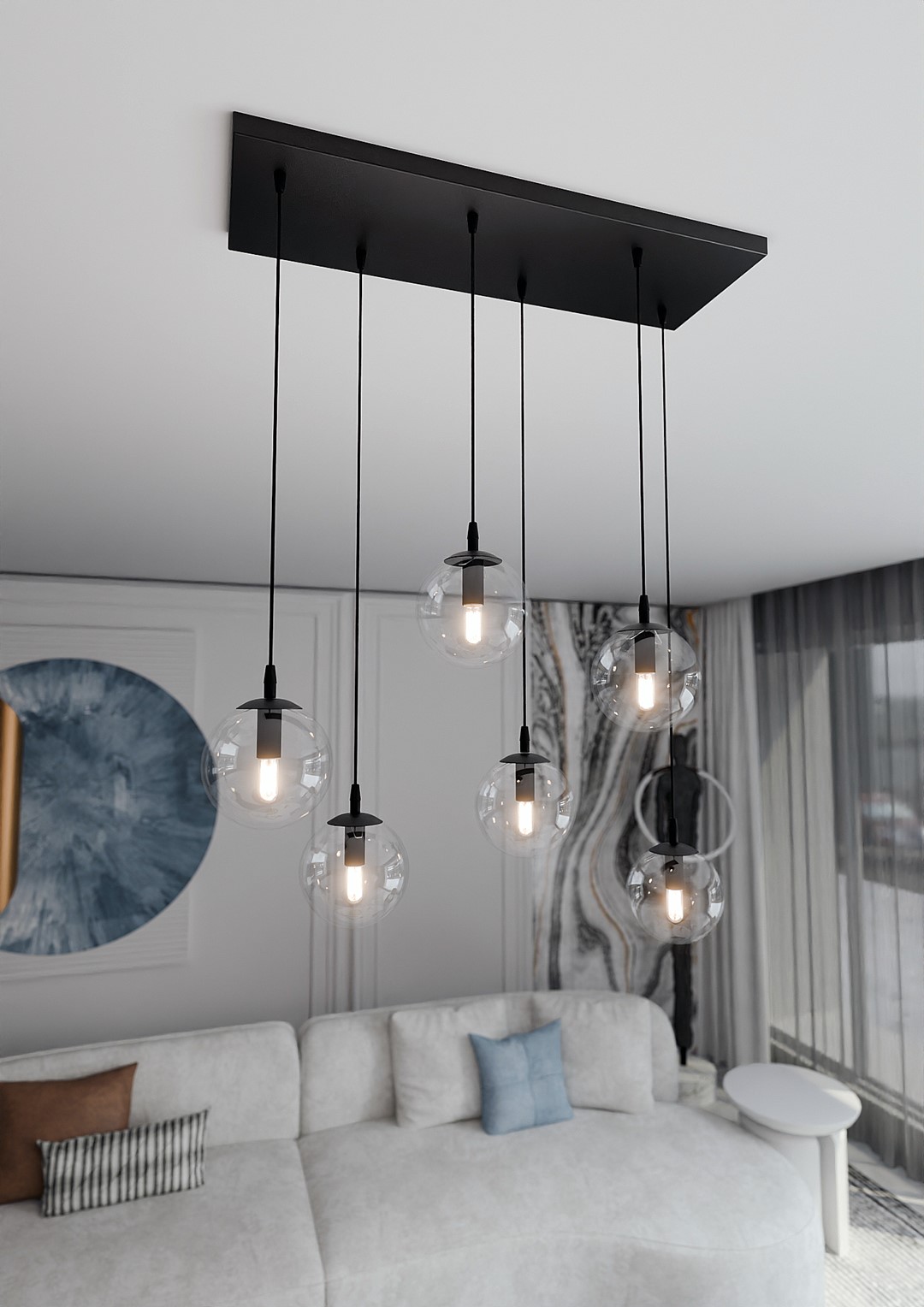 Hanglamp Hemmum Zwart Ø14 cm - Afbeelding 4