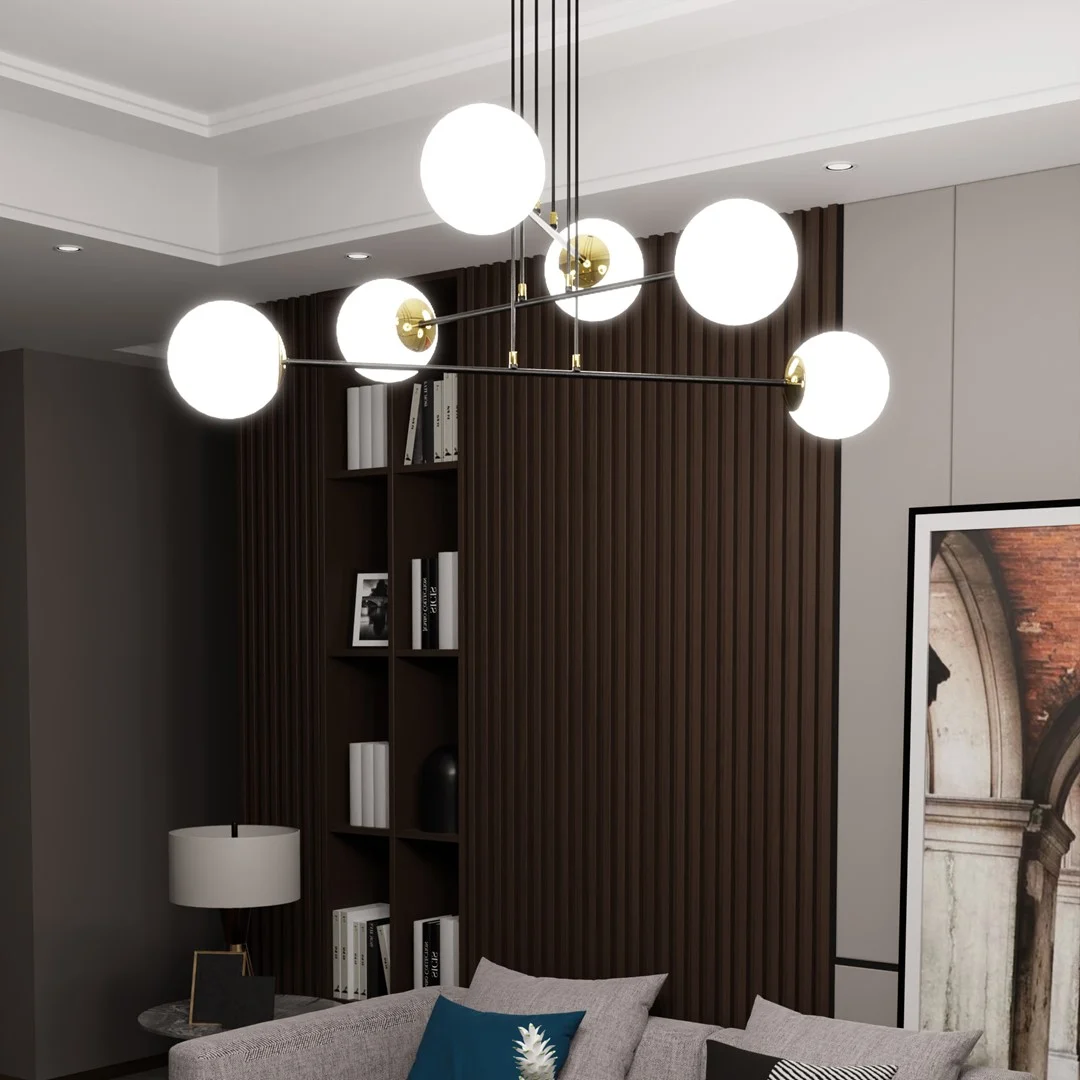 Hanglamp Gunde Zwart Ø15 cm - Afbeelding 4