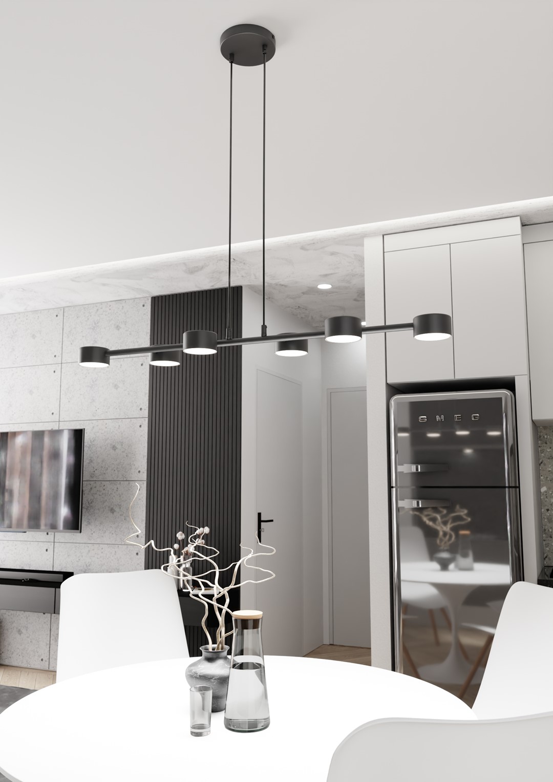 Hanglamp Geirdas Zwart - Afbeelding 4