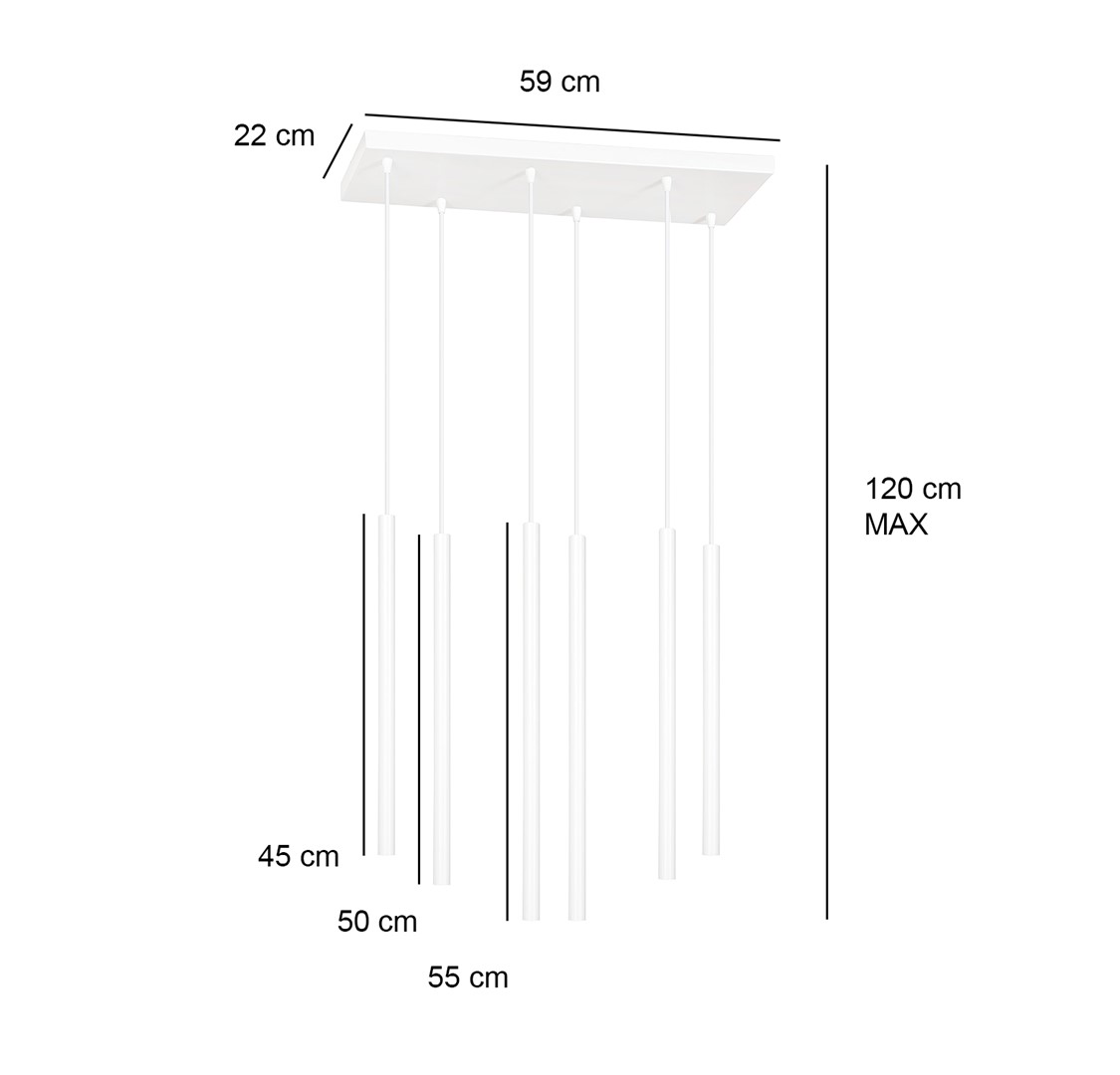 Hanglamp Skaaldea Wit - Afbeelding 4