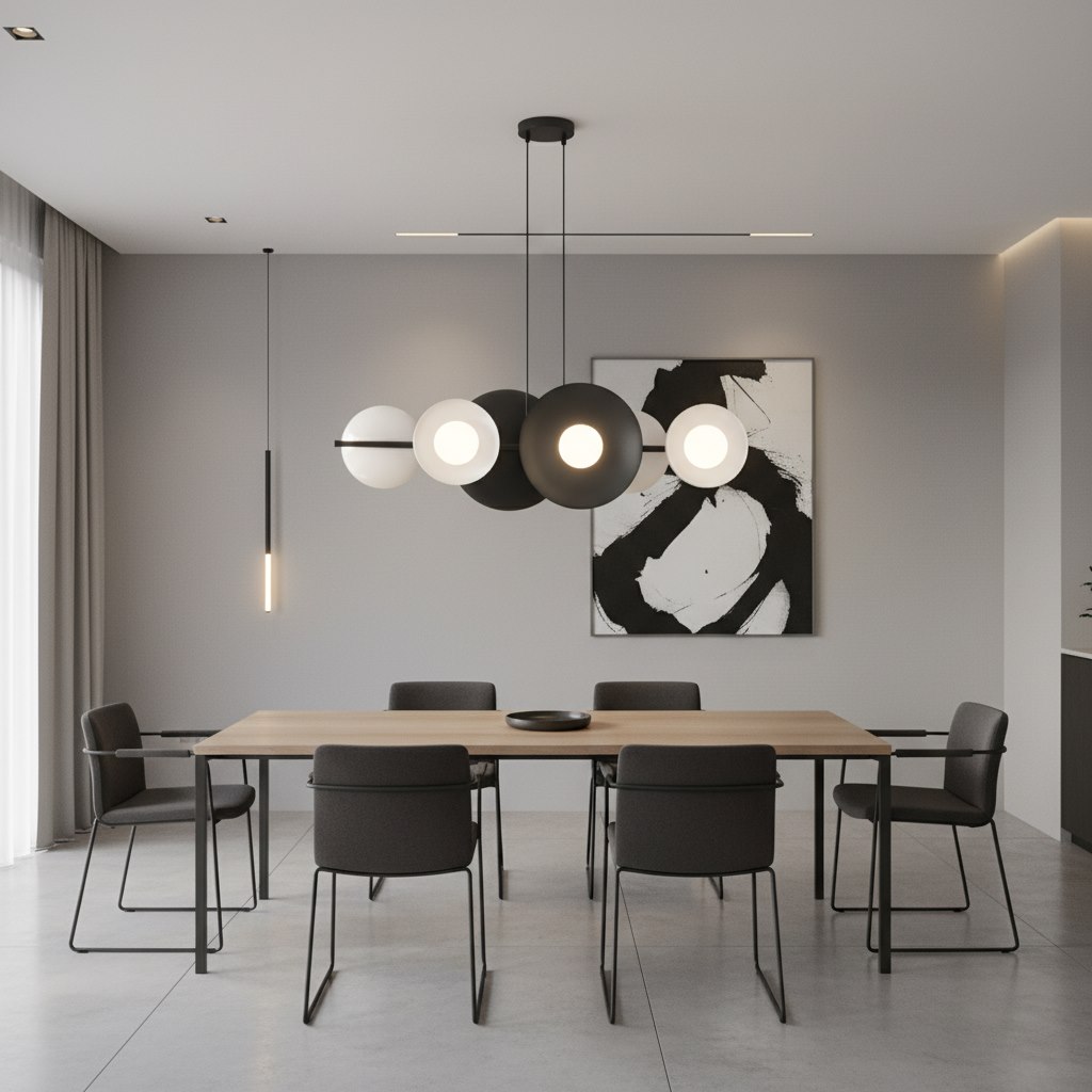 Hanglamp Diestond Zwart Ø10 cm - Afbeelding 5