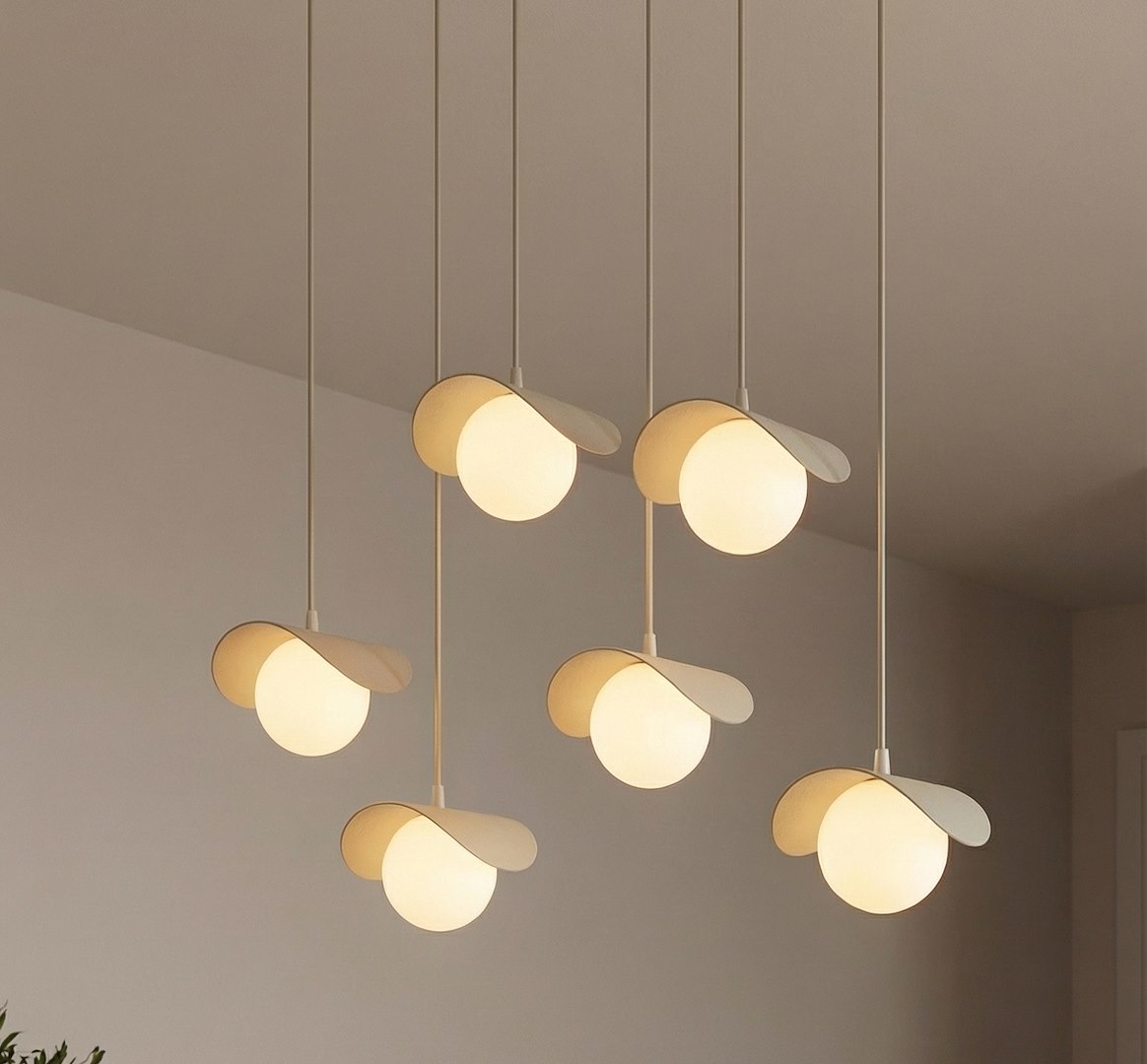 Hanglamp Lildond Beige Ø10 cm - Afbeelding 5