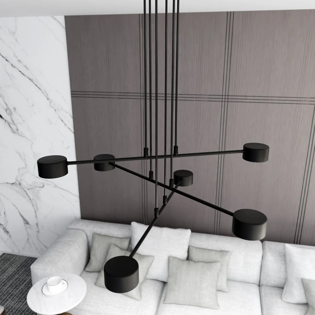 Hanglamp Belvor Zwart - Afbeelding 5