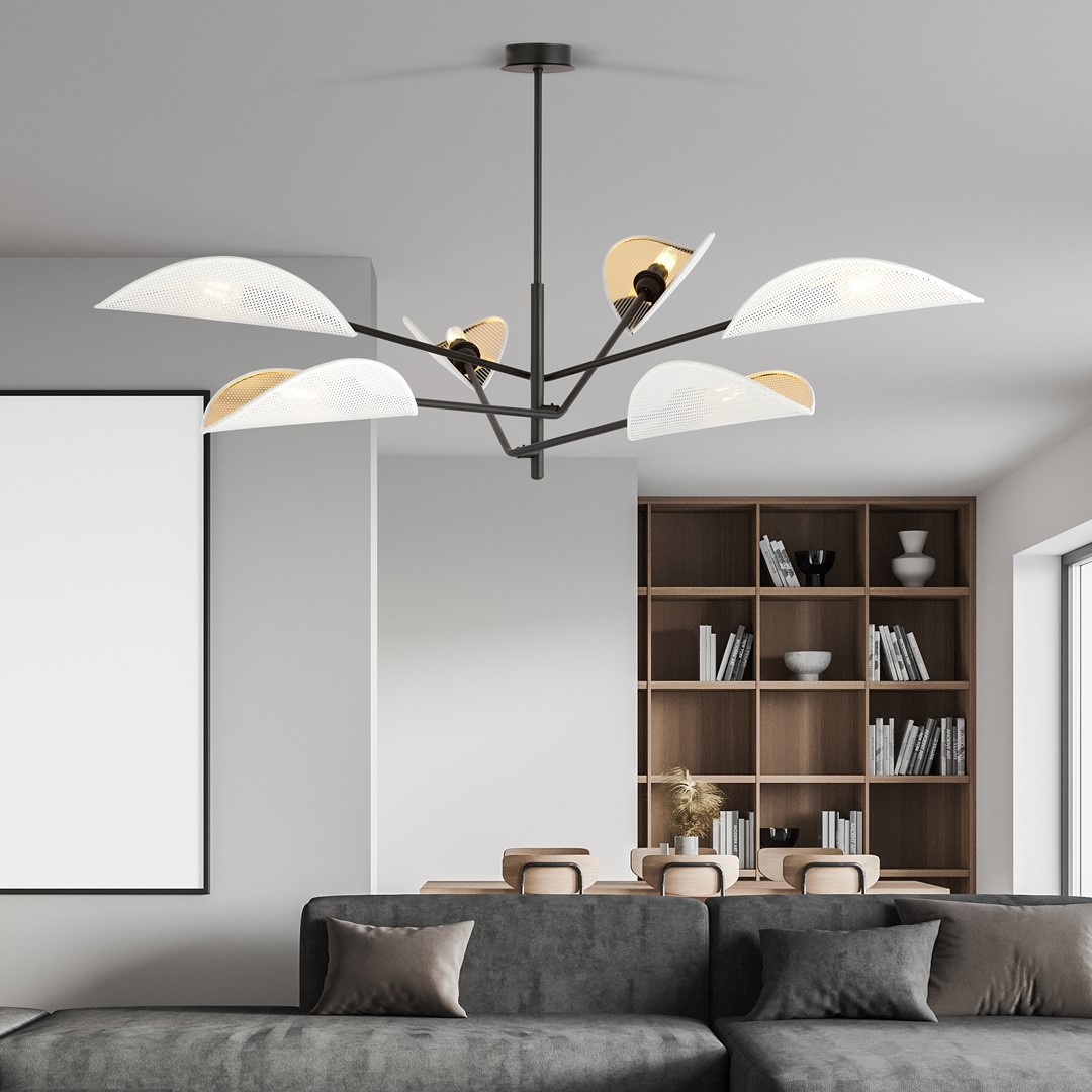 Plafondlamp Fiver Zwart Ø12 cm - Afbeelding 5