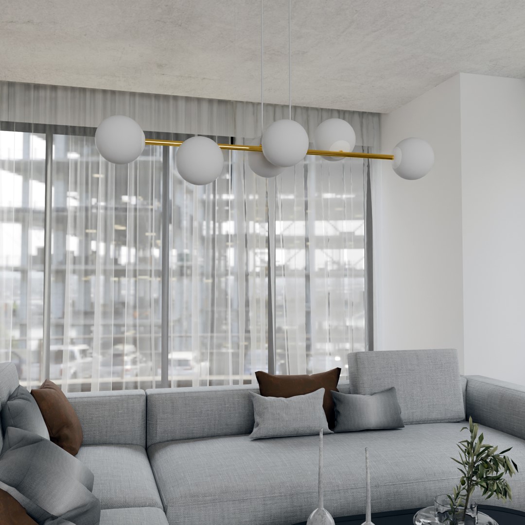 Hanglamp Fennik Wit Ø14 cm - Afbeelding 5