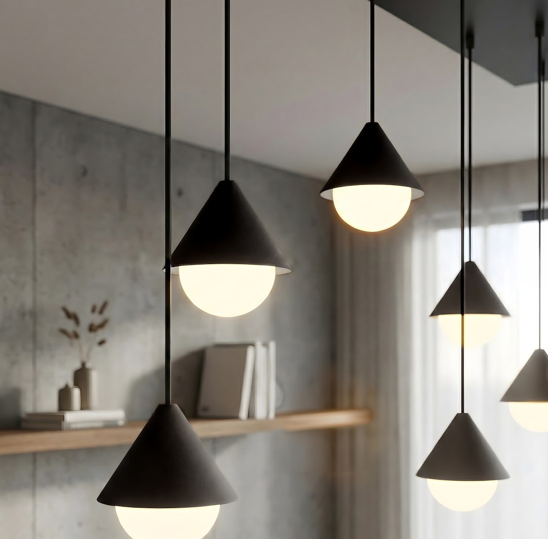 Hanglamp Naunona Zwart Ø10 cm - Afbeelding 5
