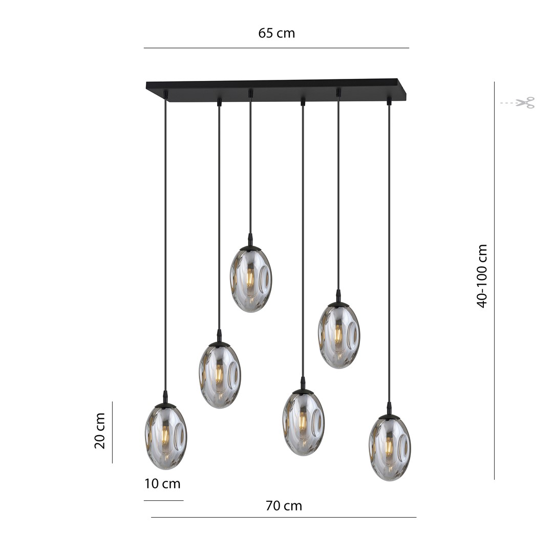 Hanglamp Keinter Zwart Ø12 cm - Afbeelding 5