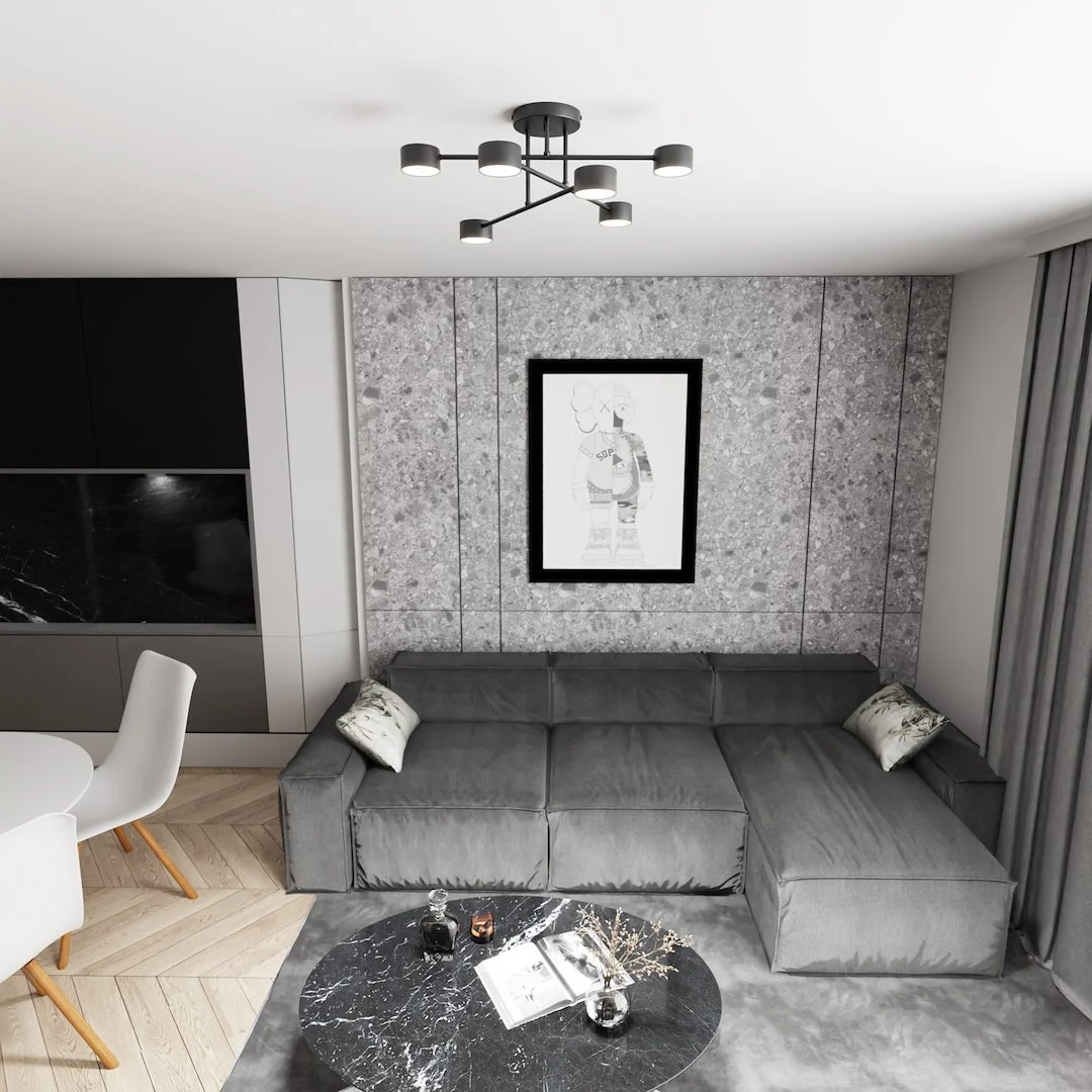 Plafondlamp Fleintand zwart staal - Afbeelding 5