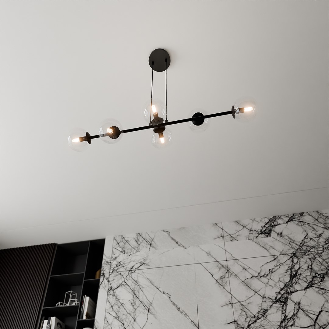 Hanglamp Treiltand Zwart Ø14 cm - Afbeelding 5