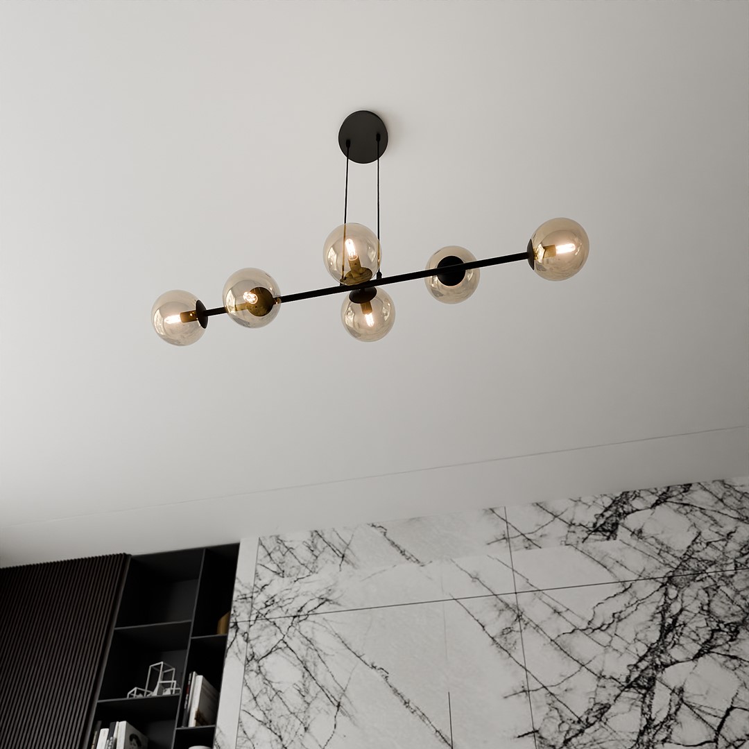 Hanglamp Vaunton Zwart Ø14 cm - Afbeelding 5