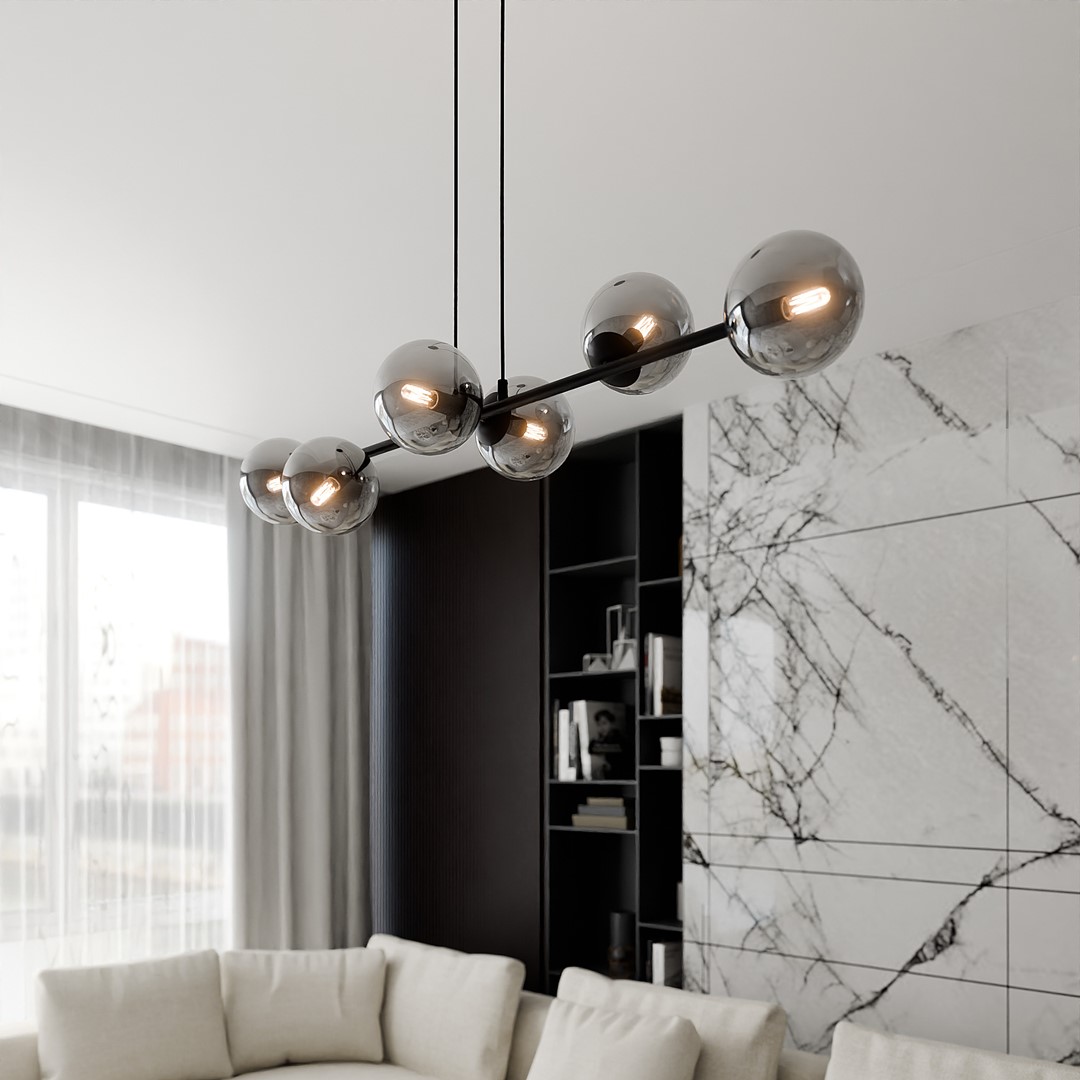 Hanglamp Fonsir Zwart Ø14 cm - Afbeelding 5
